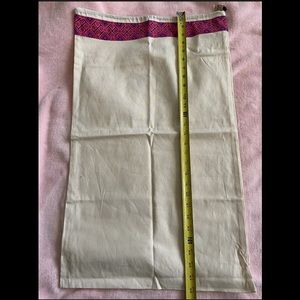 Tory Burch xl dust bag with charm 17” W X 28” L